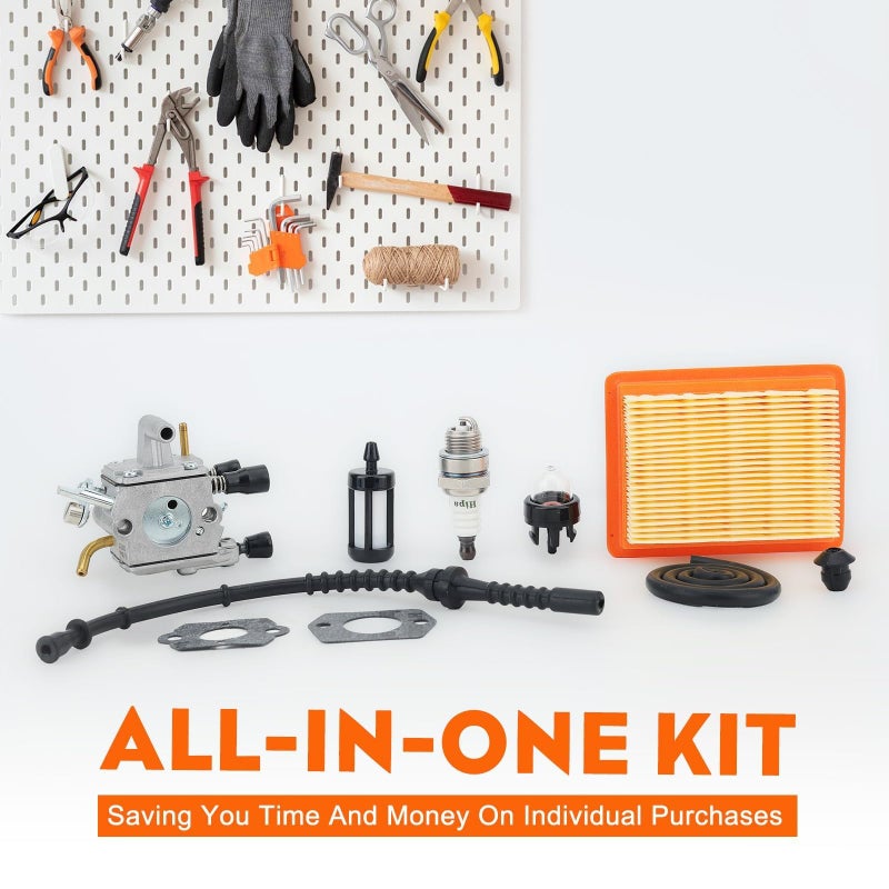 Hipa FS250 Carburetor for STHIL FS120 FS 250 FS200 FS350 String Trimmer Brushcutter BT120C BT121 Auger Replace 4134 120 0652 C1Q-S161B - Image 3